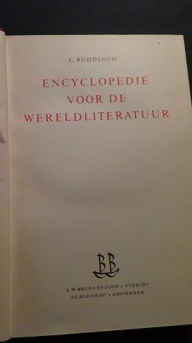 Buddingh', C. - Encyclopedie voor de wereldliteratuur.