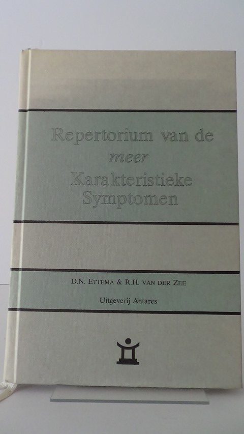 Ettema, D.N. & Zee R.H. van der - Repertorium van de meer karakteristieke symptomen.