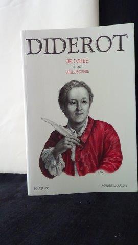 Diderot, - Oeuvres. Tome 1. Philosophie.